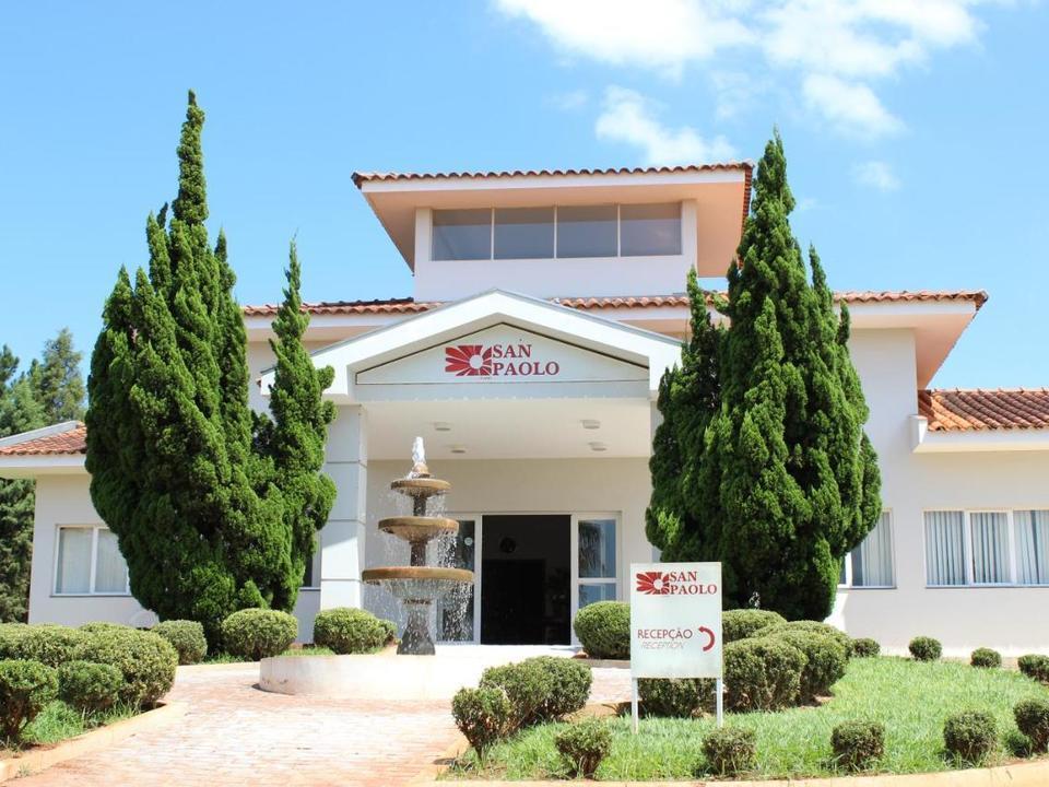 Hotel San Paolo Pederneiras Bagian luar foto